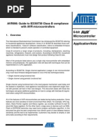 Guide To IEC60730 Class B Compliance With AVR - Doc7715