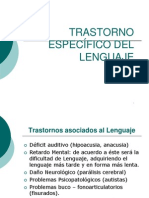 Trastorno Específico Del Lenguaje (TEL)