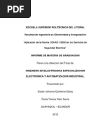 Aplicacion de Las Normas Ohsas 18000 en Los Servicios de Seguridad Industrial