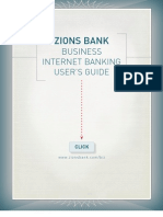 Zions Bank: Business Internet Banking User'S Guide