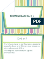 Nomenclatura D L