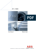 Washing Machine Manual (Aeg l14840)