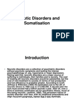 Neurotic Disorders and Somatisation