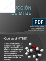 Producción de MTBE