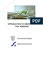 Introduction To GenStat 10 For Windows
