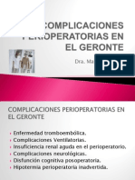 Complicaciones Perioperatorias en El Geronte