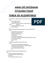 Tarea de Algoritmos