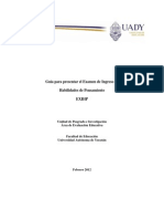 Guia para Presentar El Examen de Habilidades de Pensamiento