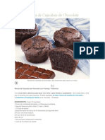 Receta de Cupcakes de Chocolate