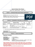 SMC Material Safety Data Sheet Methanol