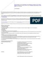 Sample Human Resources Policies, Checklists, Forms, and Procedures Policy Samples, Checklists, Forms, and Procedures