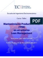 Curso Mantenimiento Productivo Total (TPM)