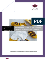 Empresa de Fabricación y Venta de Ropa de Niños de 0 A 4 Años!!!