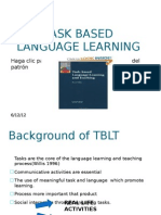 Task Based Language Learning