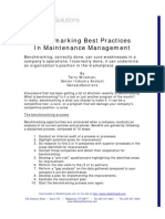 Benchmarking Best Practices Maintenance Management