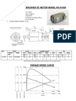 Mabuchi Brushed DC Motor Model RS-555SH