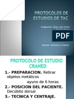 Protocolos de Tomografia