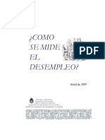 Como Se Mide El Desempleo