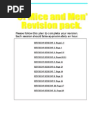 OMAM Revision - Session by Session For Revision