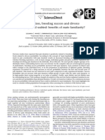 Pair Duration, Breeding Success and Divorce in A Long-Lived Seabird: Benefits of Mate Familiarity?