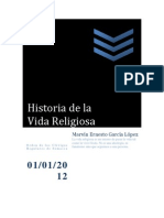 Historia de La Vida Religiosa