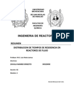 Distribuciones de Tiempos de Residencia