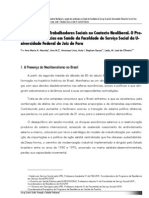 A Formação Dos Trabalhadores Sociais No Contexto Neoliberal. O Projeto Das Residências em Saúde Da Faculdade de Serviço Social Da Universidade Federal de Juiz de Fora