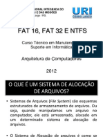 NTFS, Fat16 e Fat32