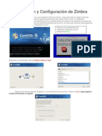 Instalación y Configuración de Zimbra