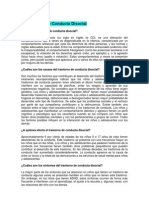 El Trastorno de Conducta Disocial