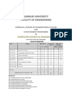 Kannur University BTech CS VIII Sem. Syllabus.