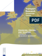 Financing, Pricing and Taxation: Thematic Research Summary