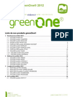 Catalogue NOTOX Greenone® 2012