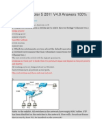 CCNA 3 Chapter 5 2011 V4.0 Answers 100%: Bridge Priority