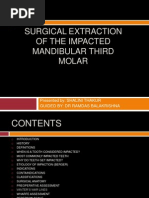 Surgical Extraction of The Impacted Mandibular Third Molar