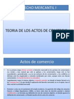 Teoria de Los Actos de Comercio