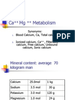 Ca MG Metabolism