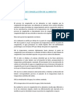 Curvas de Congelación de Alimentos