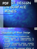 Blast Design in Surface Mines