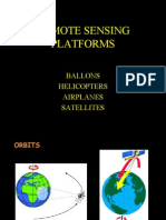 Remote Sensing Platforms: Ballons Helicopters Airplanes Satellites