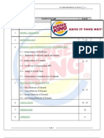 Demand of Burger King - Managerial Economic