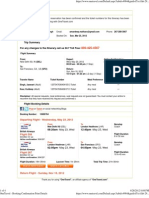 OneTravel - Booking Confirmation Print Details