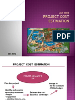 Cost Project Estimation 2012-Lan4800