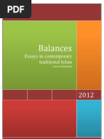 Outlines: Balances