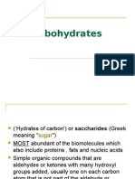 Carbohydrates - General Properties