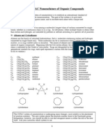 Summary of IUPAC Nomenclature of Organic Compounds