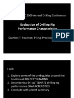 Evaluation of Drilling Rig Selection