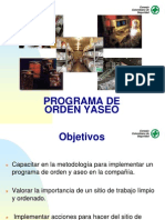 Orden y Aseo CCS