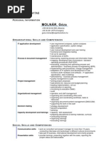 MOLNÁR Géza - CV - Full