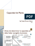 Capacidad de Planta